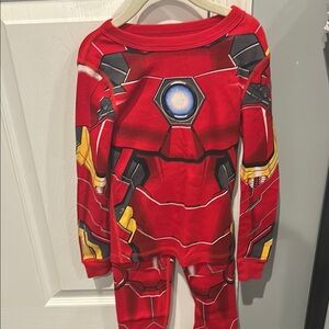 Kids Red Superhero Costume Pajamas